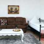 Apartment 301, Wohnraum mit Zusatzbett, Schlafsofa für eine weitere Person